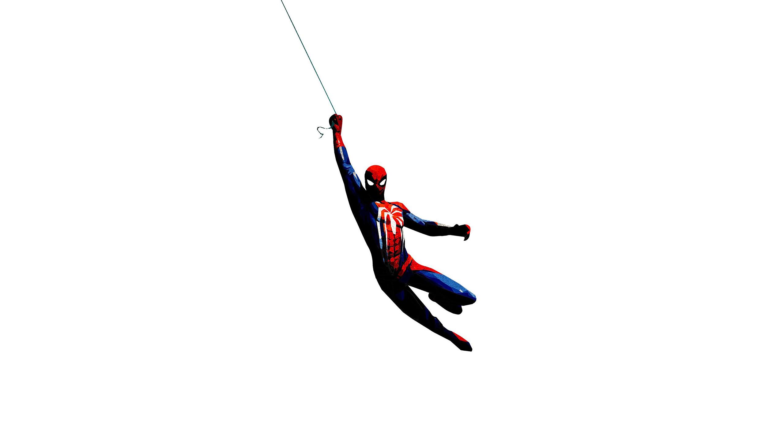 Spiderman PS4 Minimal, HD Games, 4k Wallpaper, Image