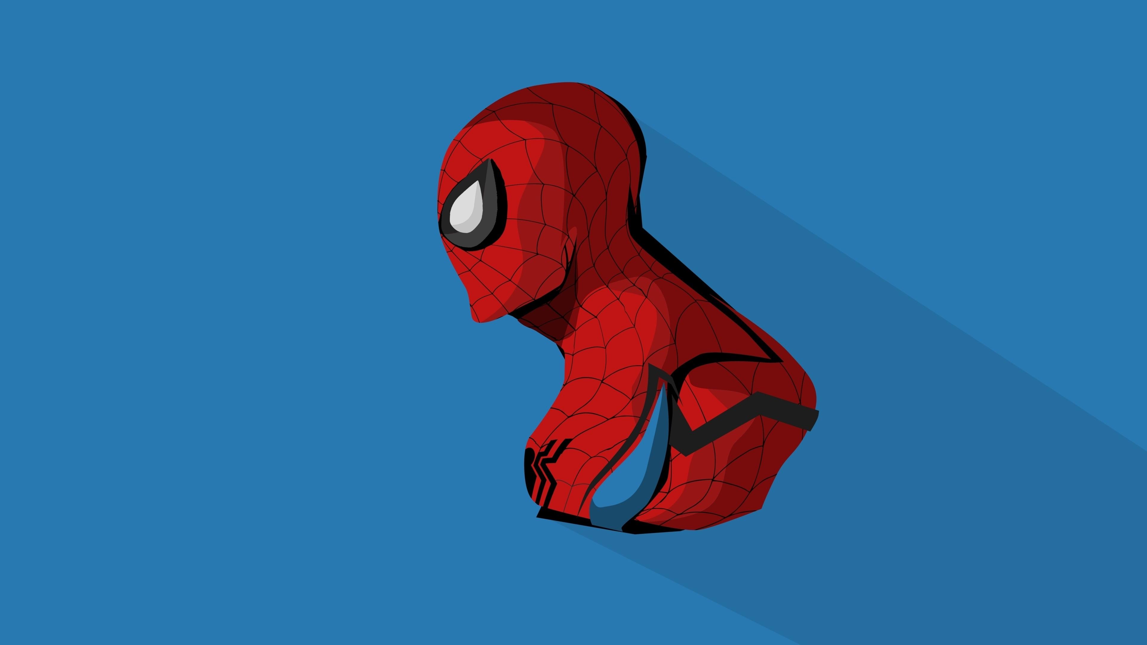 Download 3840x2400 Wallpaper Spider Man, Minimal, Artwork