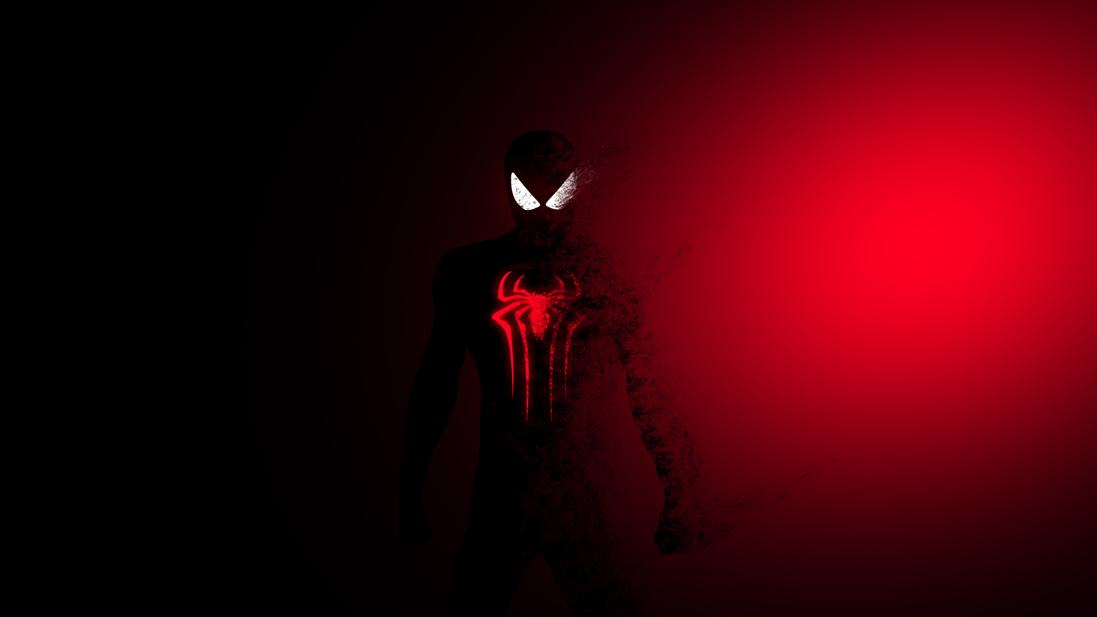Spider Man Minimal Artwork 4K Wallpaper. HD Wallpaper