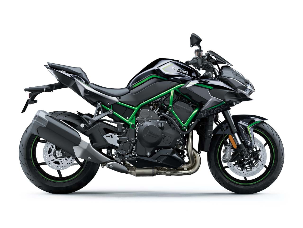 OK freaks, here's your naked, supercharged Kawasaki Z H2