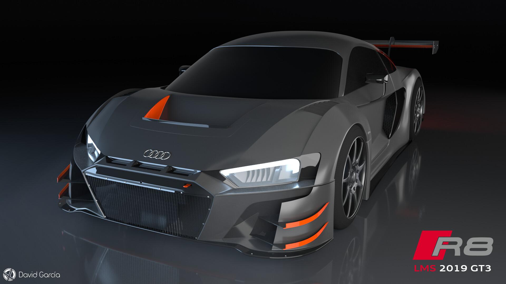 Audi R8 LMS GT3 2019, David García