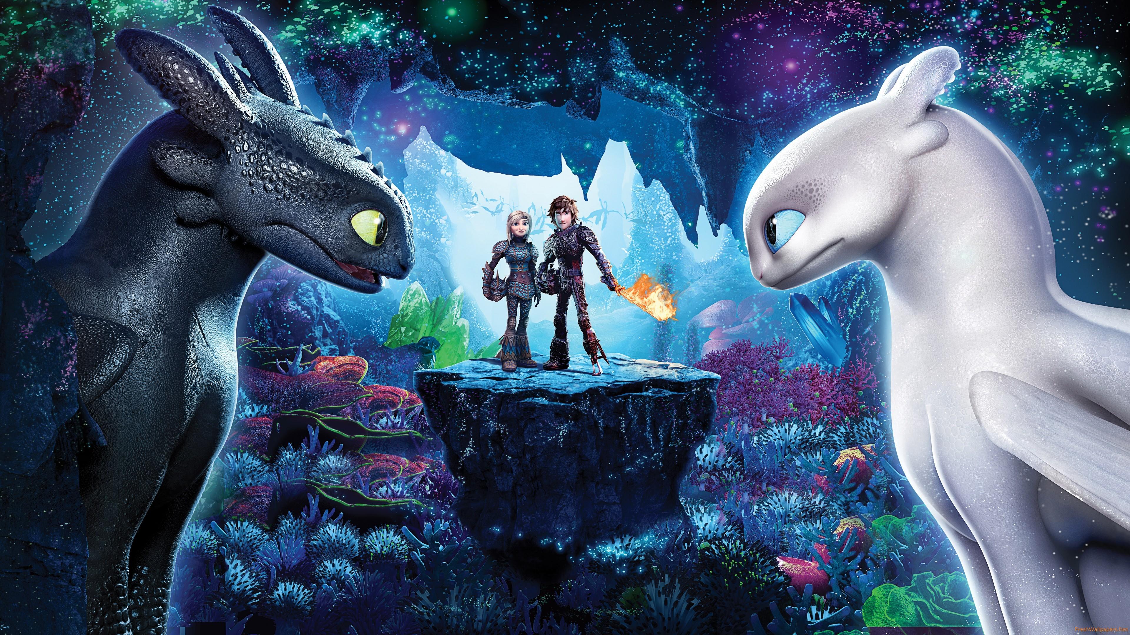 How To Train Your Dragon 3 The Hidden World 4K wallpaper