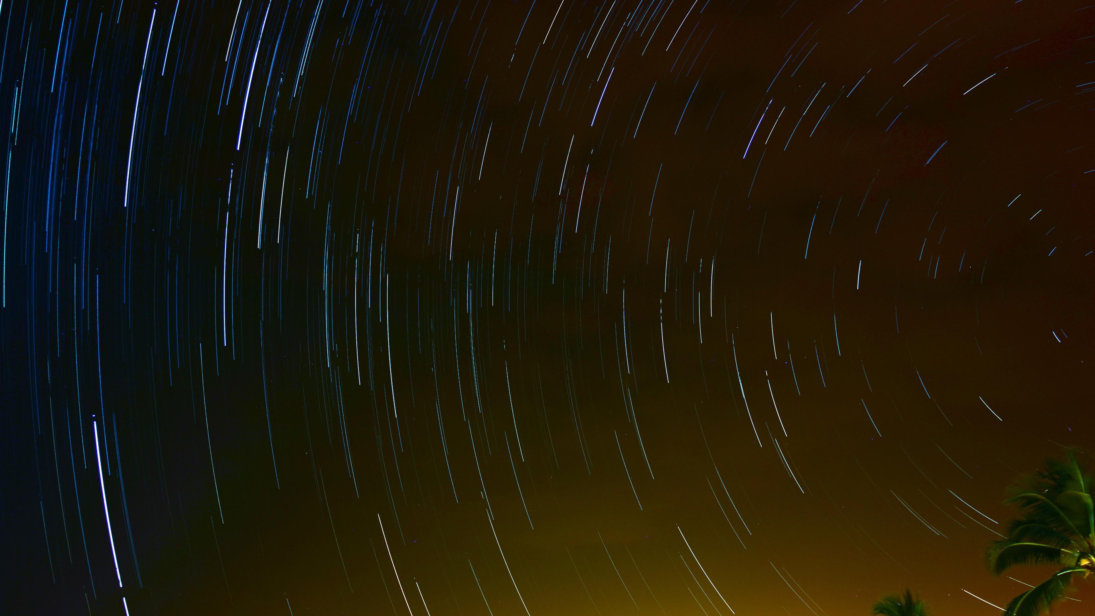 Wallpaper 4k Star Trails Night Long Exposure 4k 4k