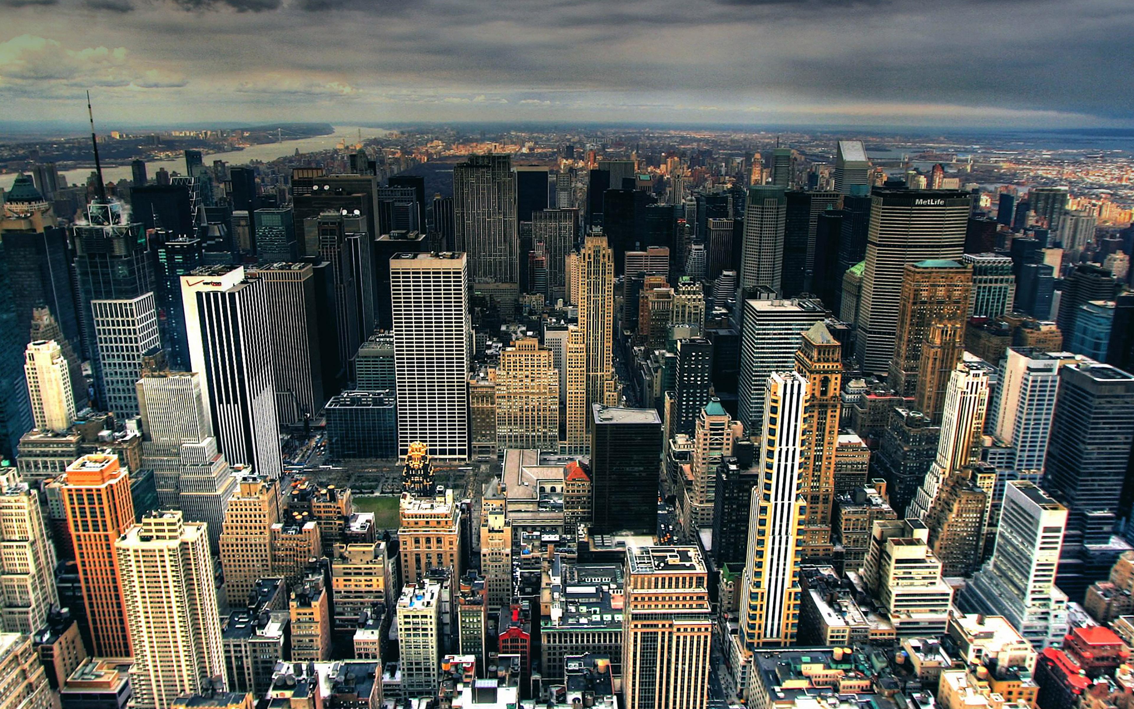 New York City Wallpaper 4K, City Skyline, Cityscape