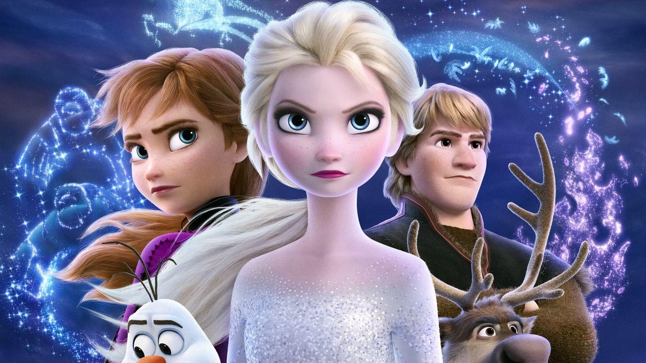 Wallpaper Frozen Queen Elsa, Hans, Anna, Olaf, Kristoff