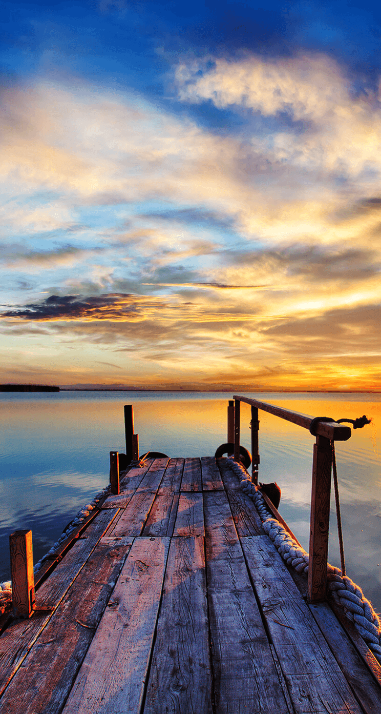 Pier Dock At Sunset Wallpapers - Wallpaper Cave