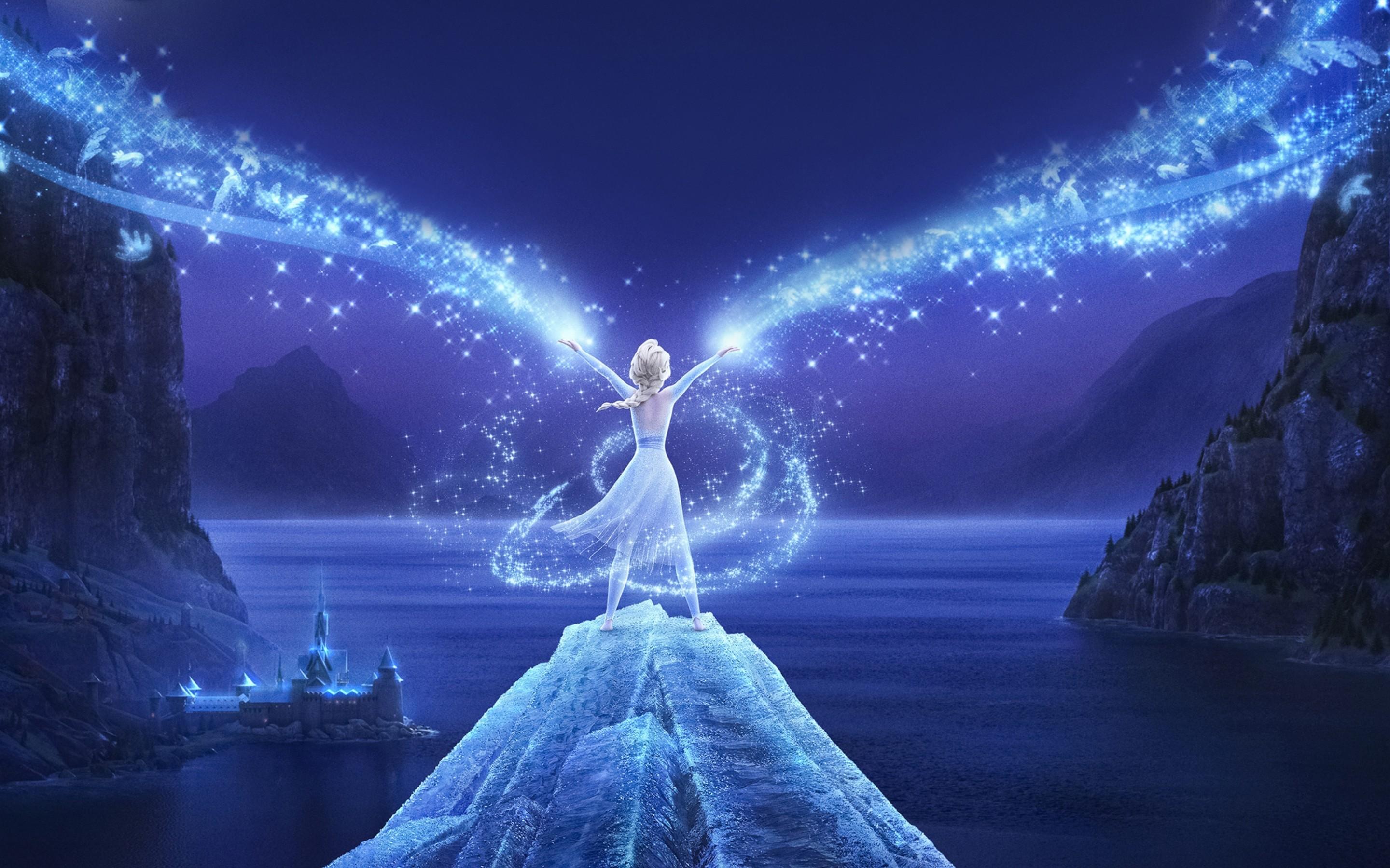 Download 2880x1800 Frozen Animation, Queen Elsa