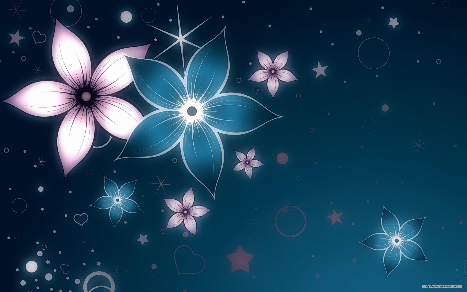 48+] Abstract Flower Wallpapers