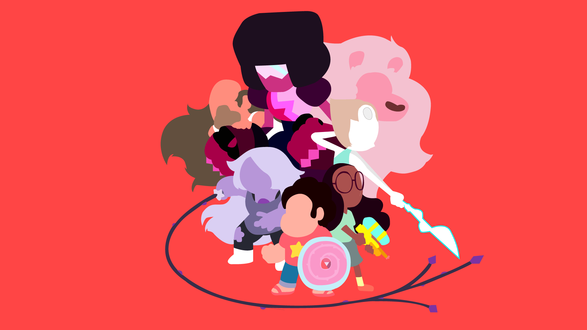 Just made this Steven Universe minimalist background! 1920