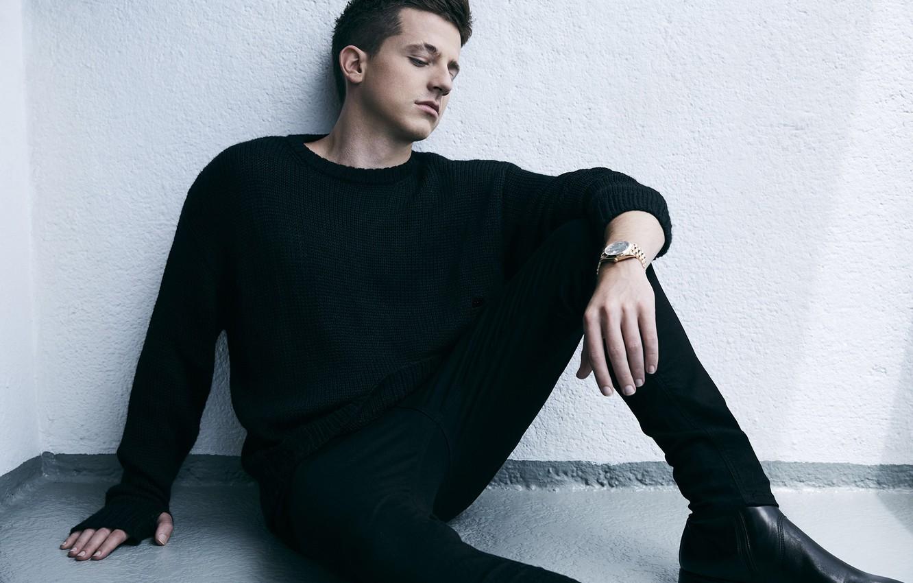 Wallpaper photo, male, sweater, Charlie Puth image