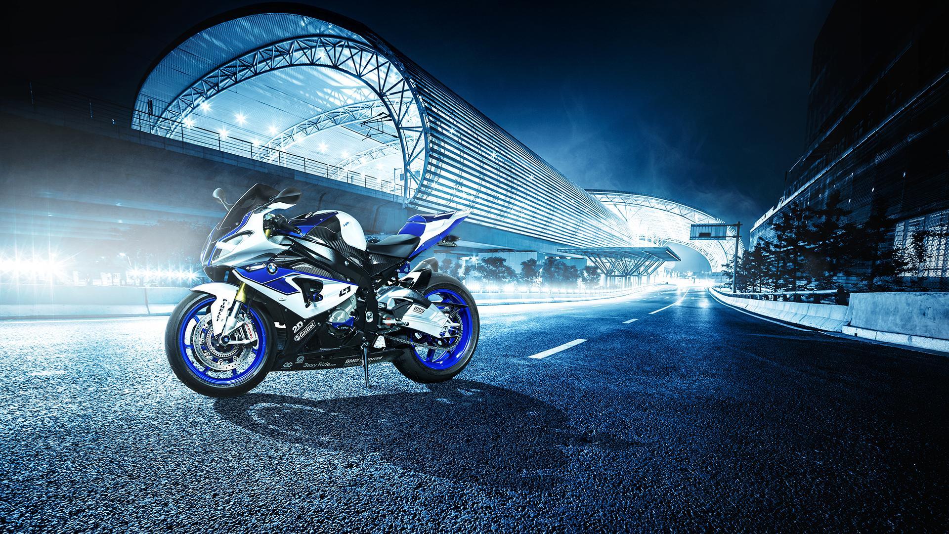 Picture BMW hp4 Motorcycles Roads 1920x1080