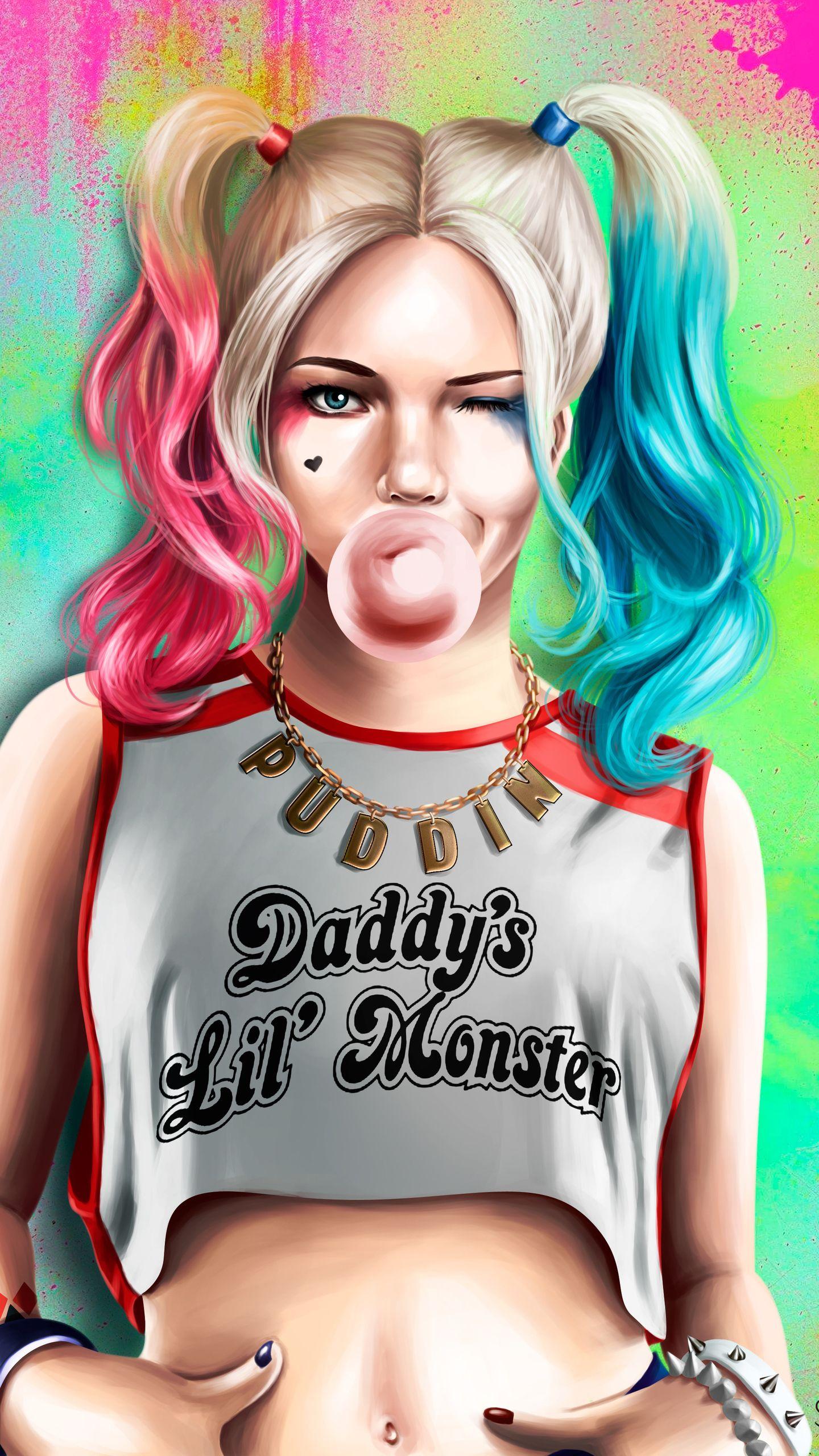 Harley Quinn Daddy S Lil Monster Wallpapers Wallpaper Cave