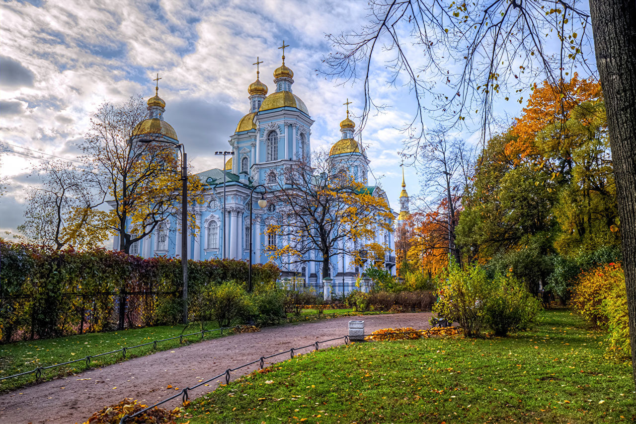 Photos St. Petersburg Church Russia Cathedral of St