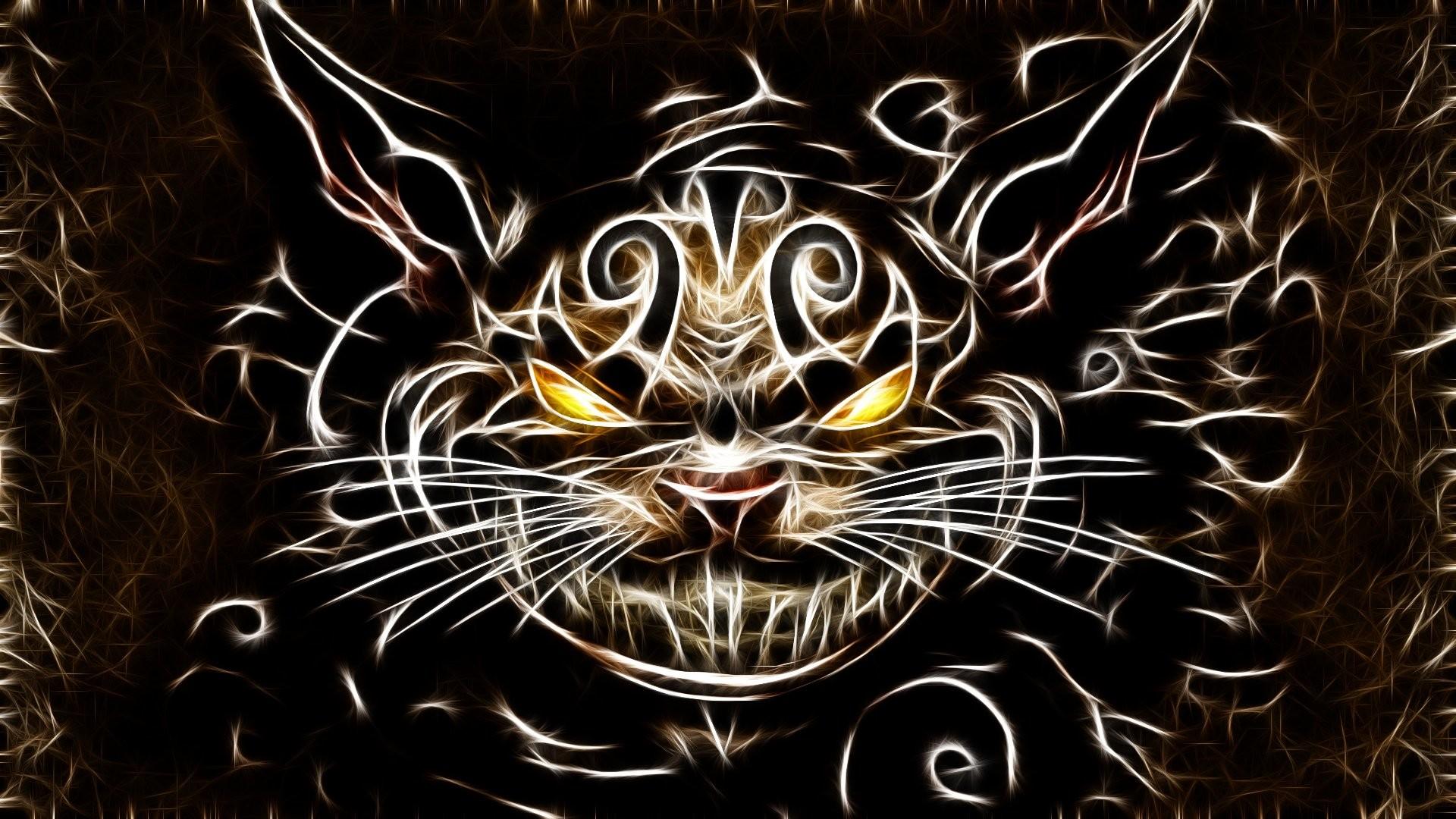 Evil Cheshire Cat Wallpaper