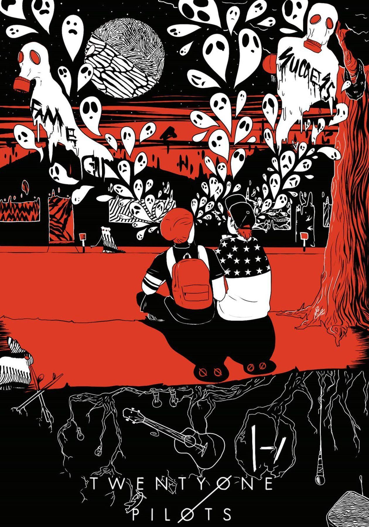 Twenty One Pilots Glowing Eyes Wallpapers Wallpaper Cave