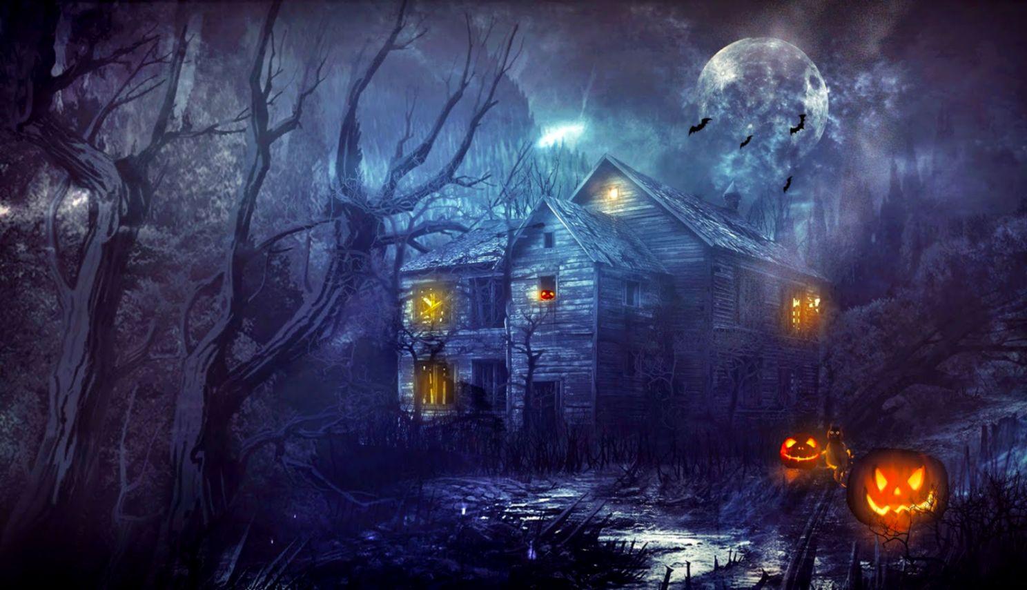Halloween House Scary Wallpaper