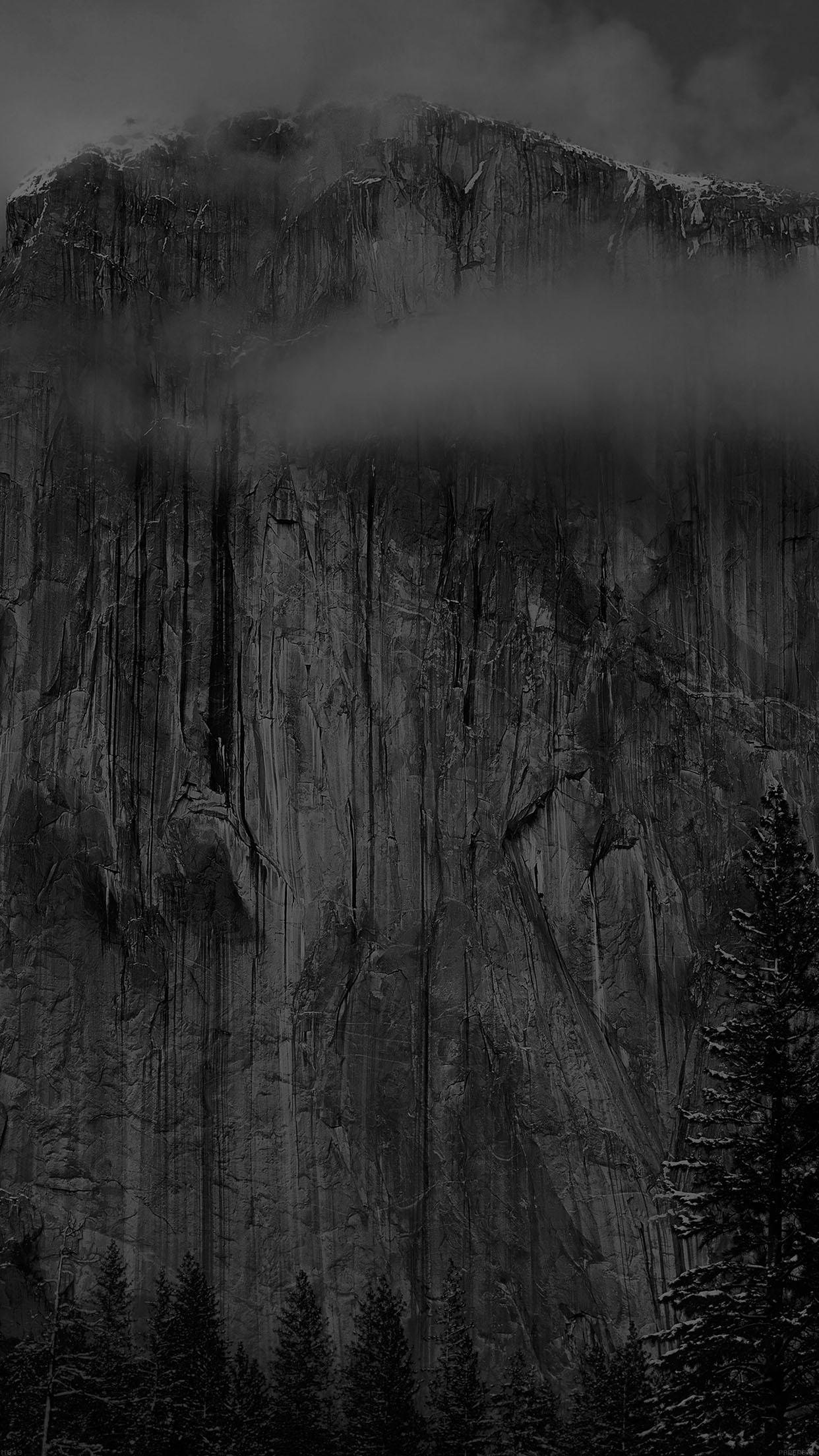 Os X Yosemite Black Wallpaper Apple Wallpaper