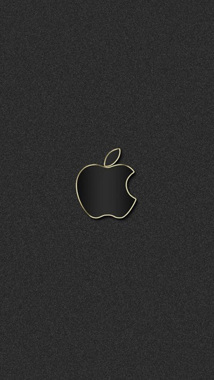 Free download black Apple logo iPhone 6 Wallpaper HD