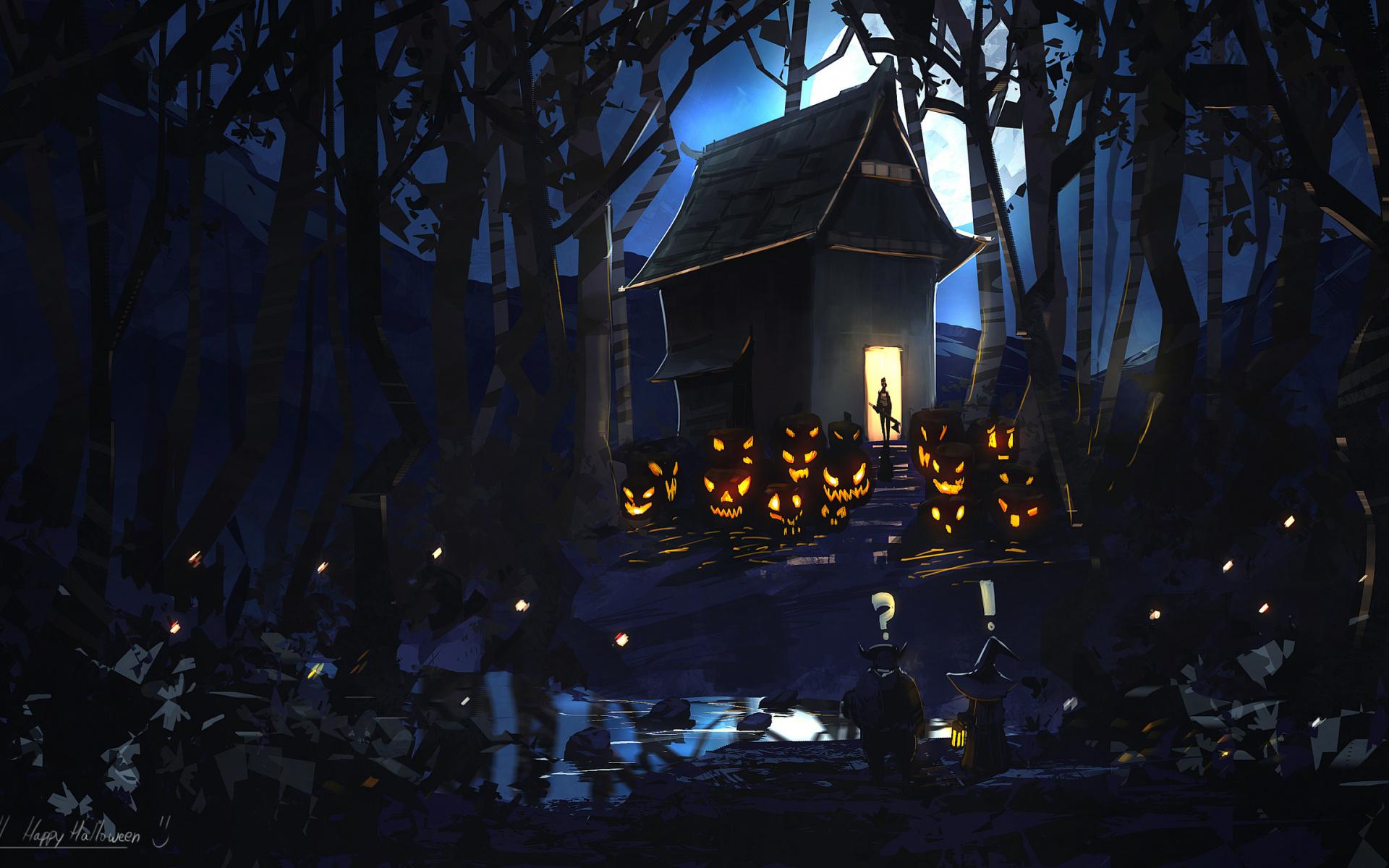 Darkness, Midnight, Farmhouse, Halloween, Haunted House 16