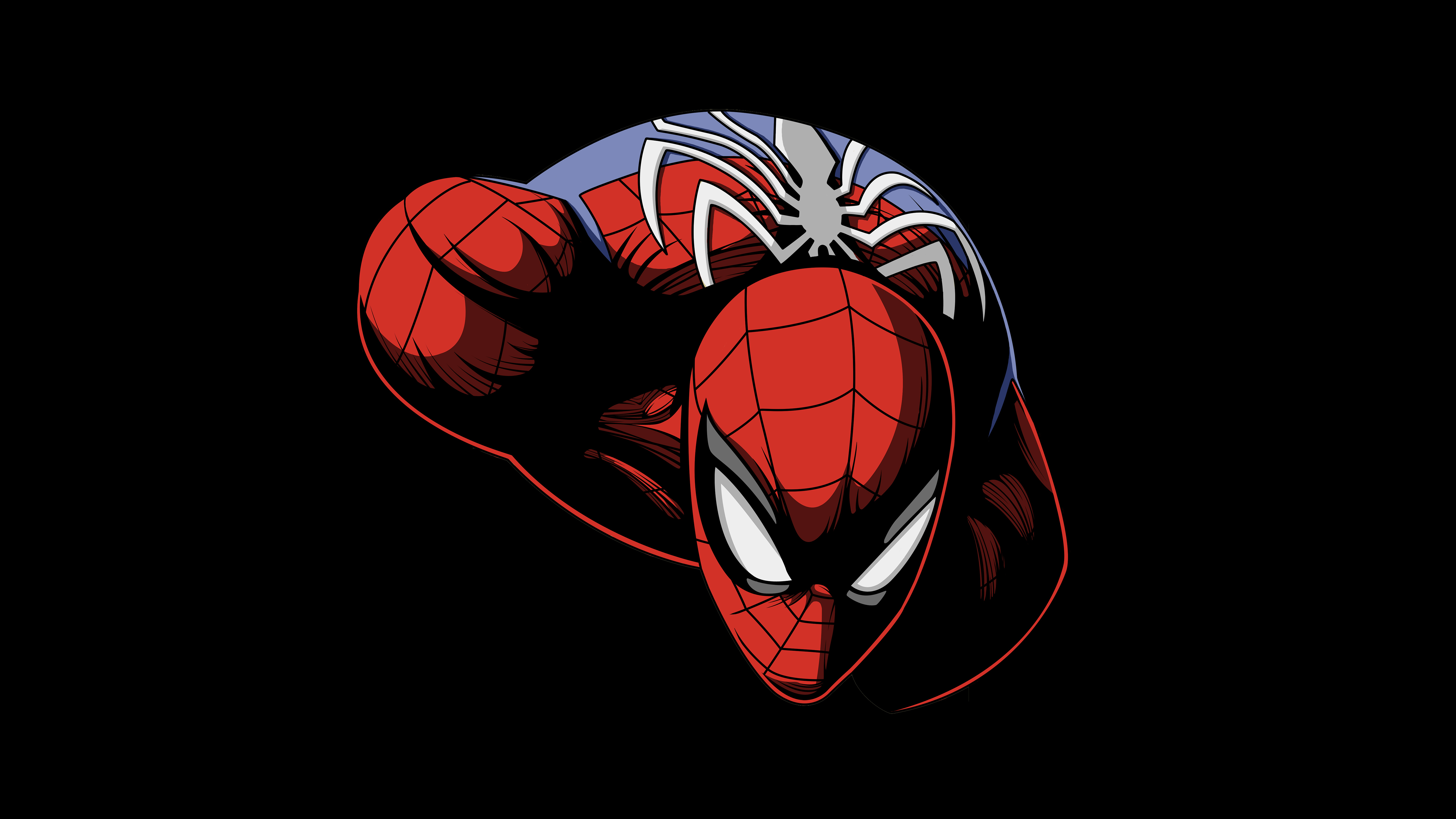 Spiderman Dark Oled 5k, HD Superheroes, 4k Wallpaper