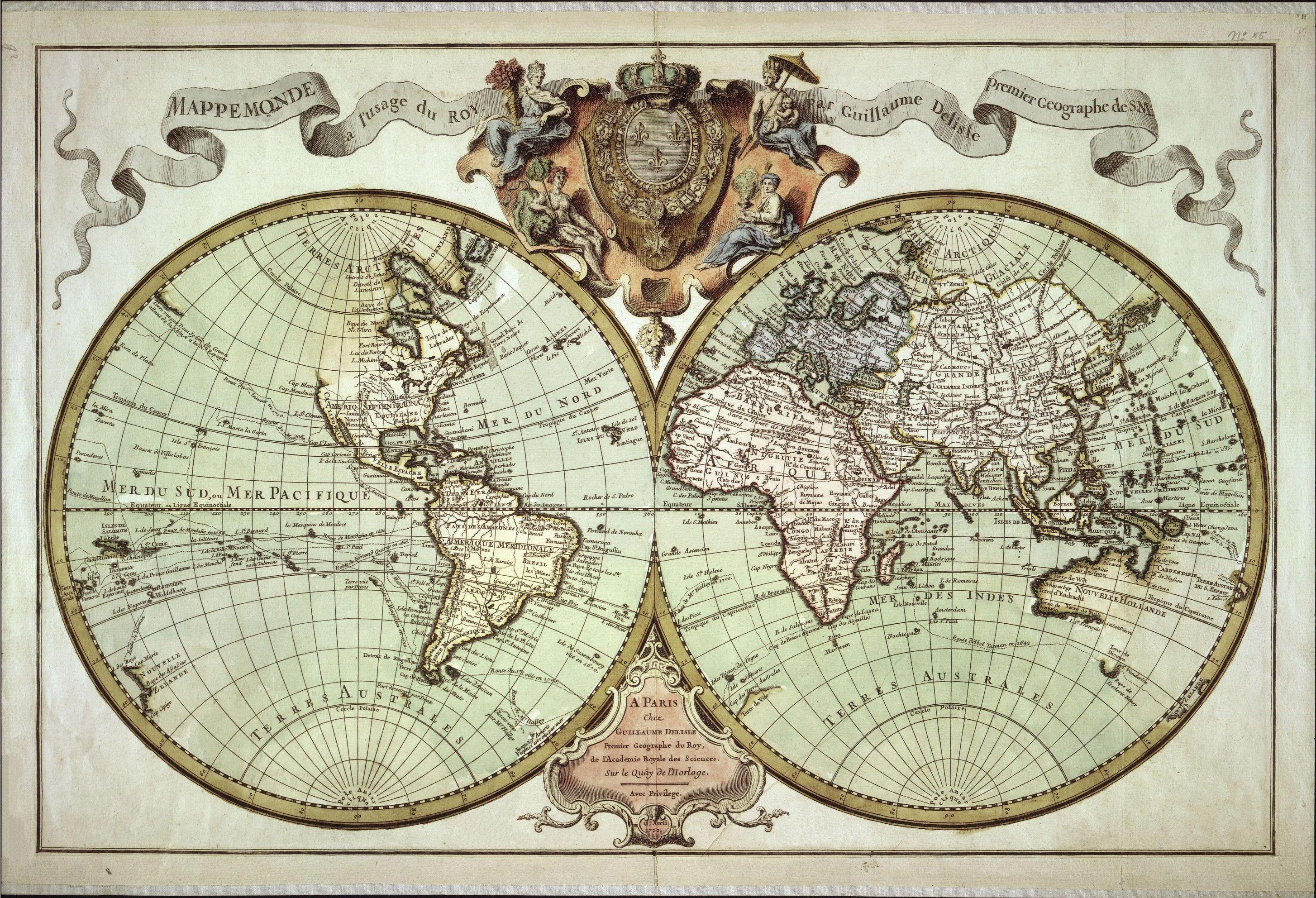 Vintage Map Wallpaper background picture