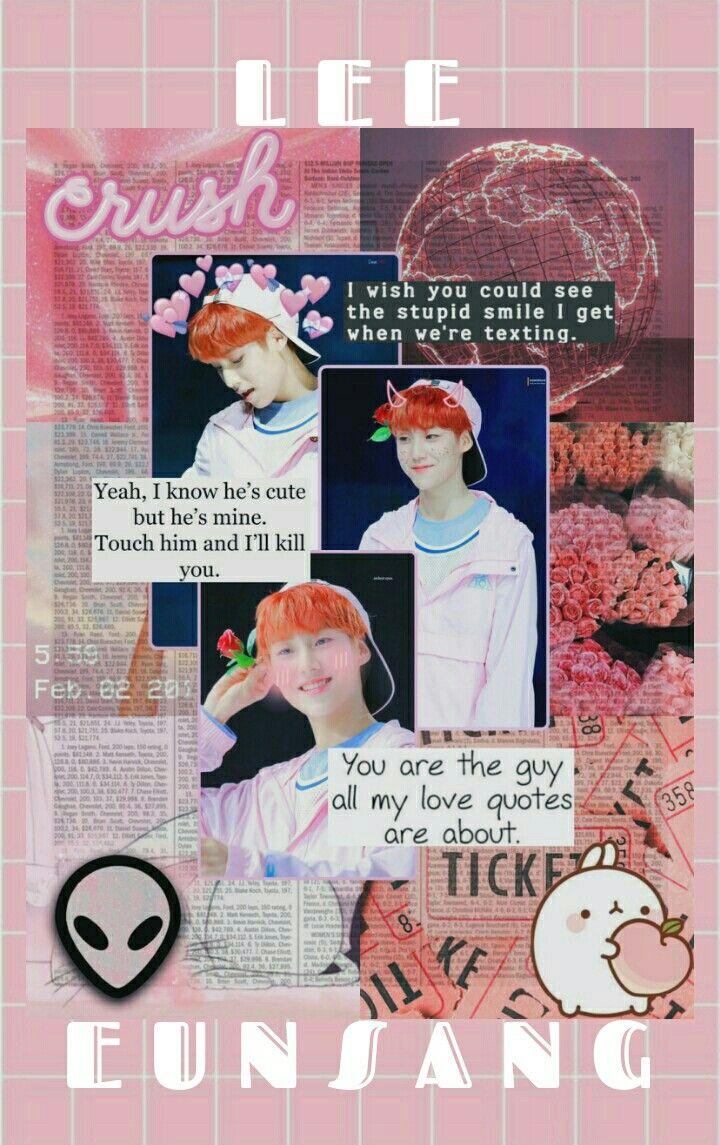 LEE EUNSANG I decided to do a pink aesthetic for him