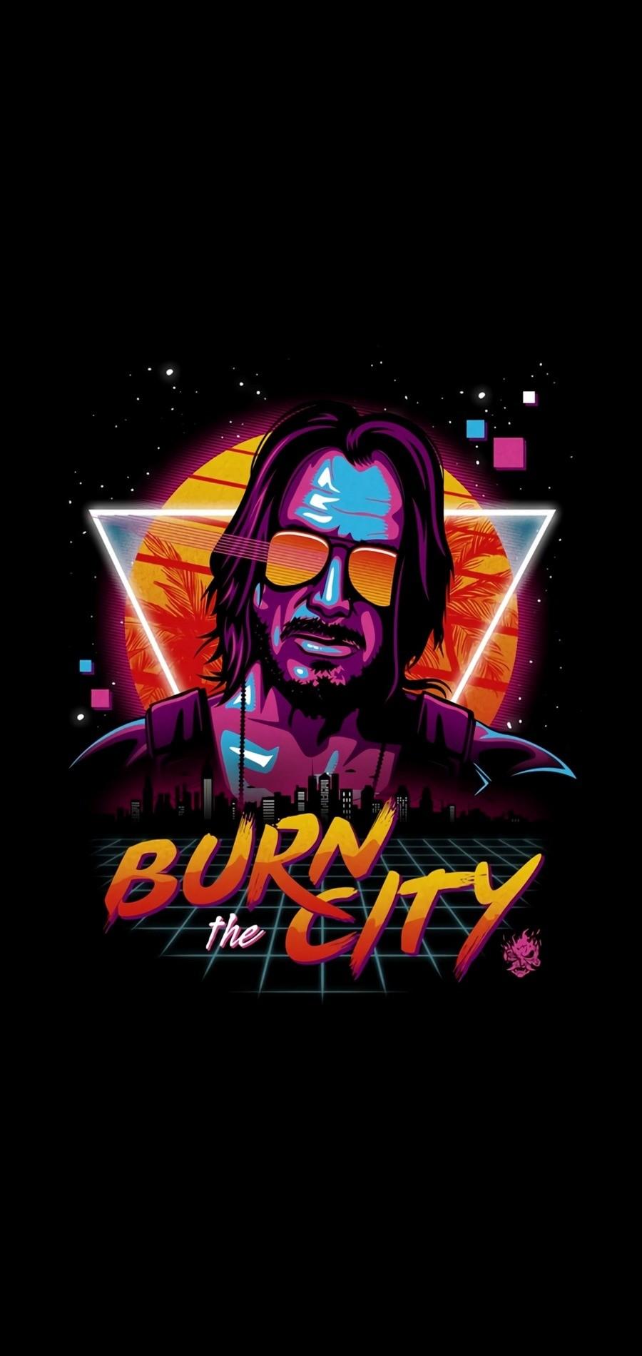 Phone wallpaper AMOLED ' true back