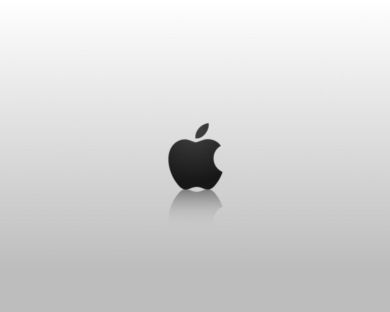 Apple Simple Logo 1280x1024 Resolution HD 4k