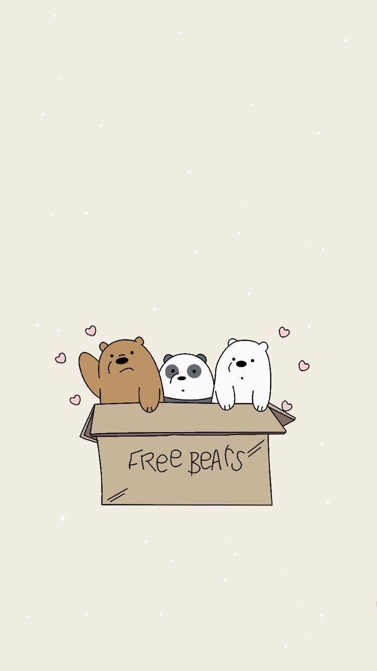 I want all of them.. We bare bears wallpaper