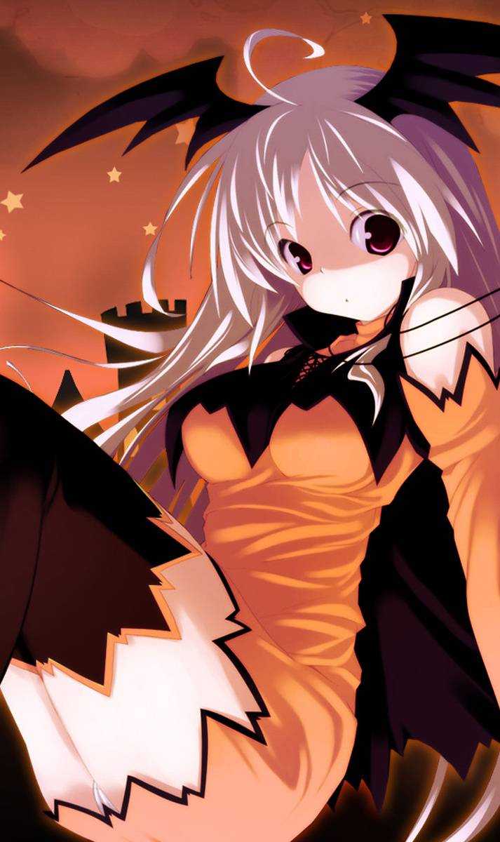 Anime Girl Halloween Wallpaper
