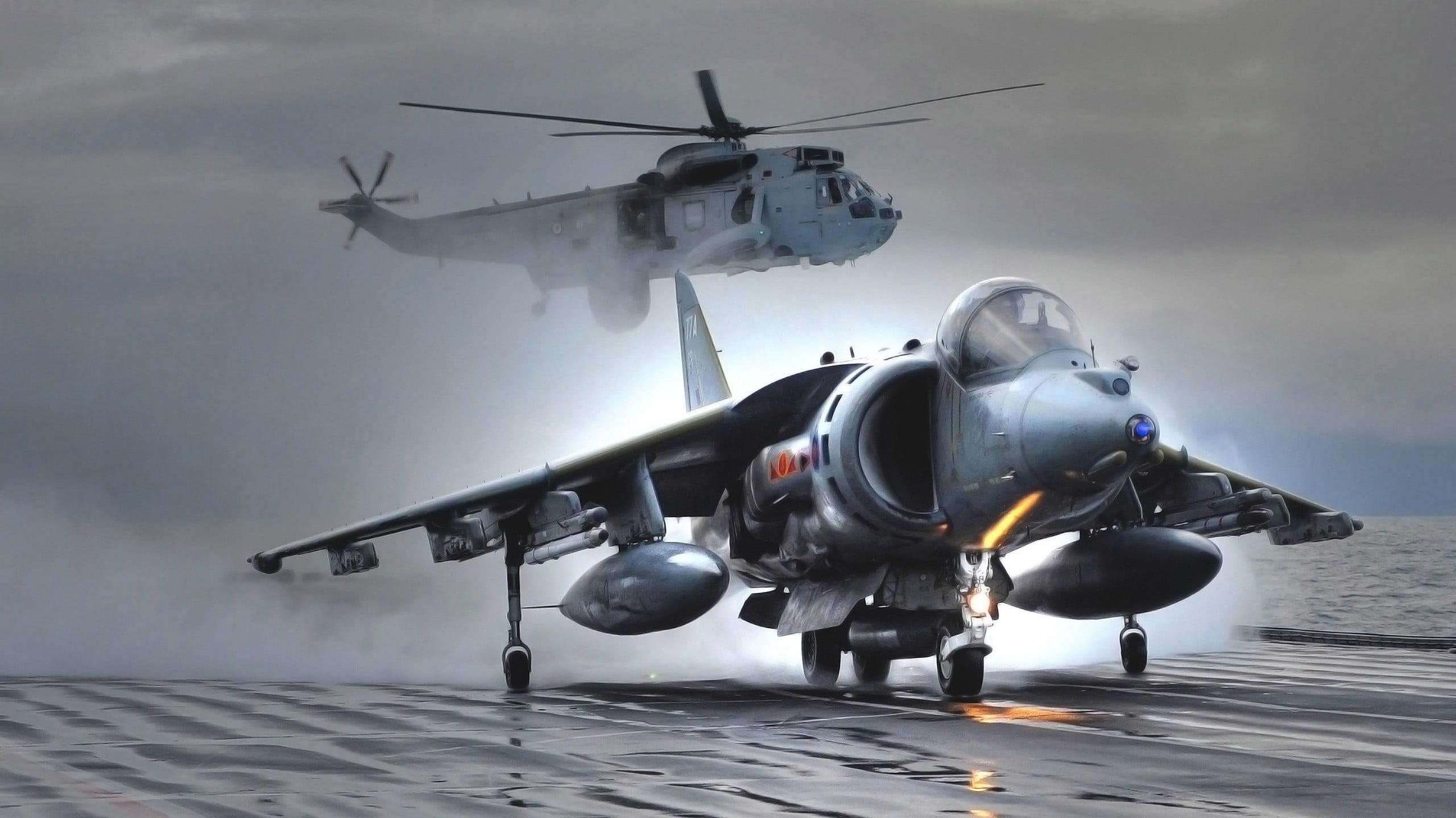 Gray Airplane, Harrier, AV 8B Harrier II, Royal Navy