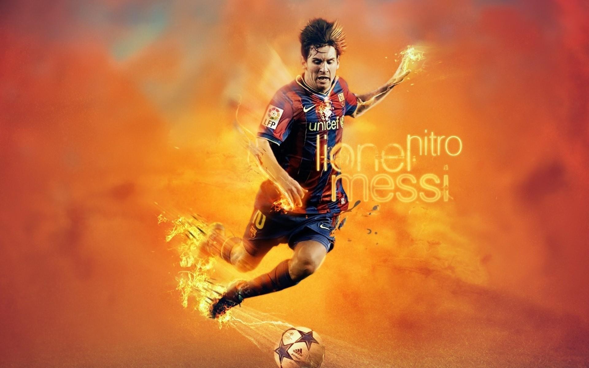 Messi 10 Soccer Player Football Wallpaper HD Background