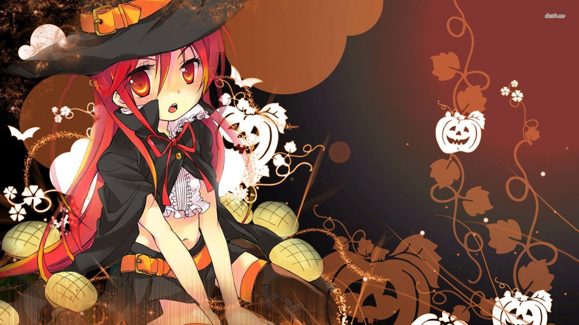 63+ Anime Halloween Wallpapers