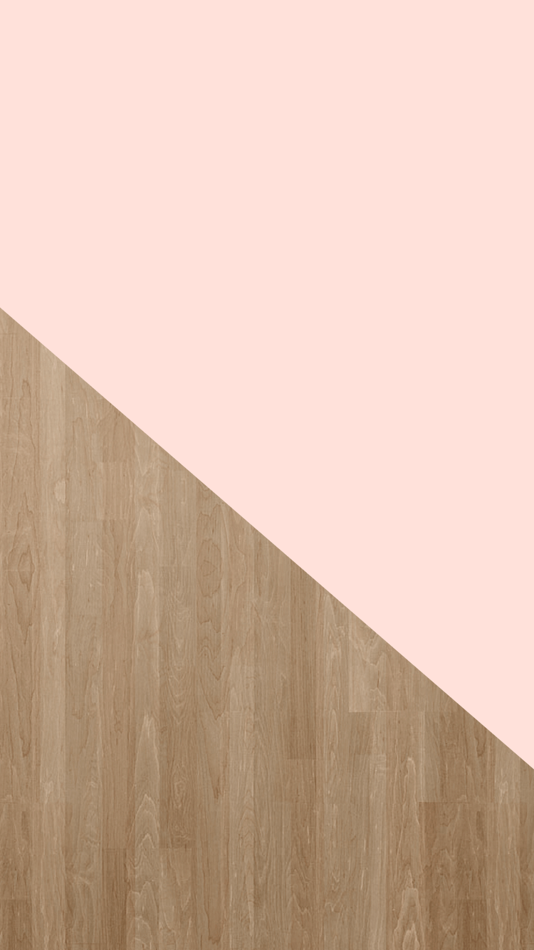 Pale Pink + Wood Grain. Free iPhone 6 Wallpaper. Pink