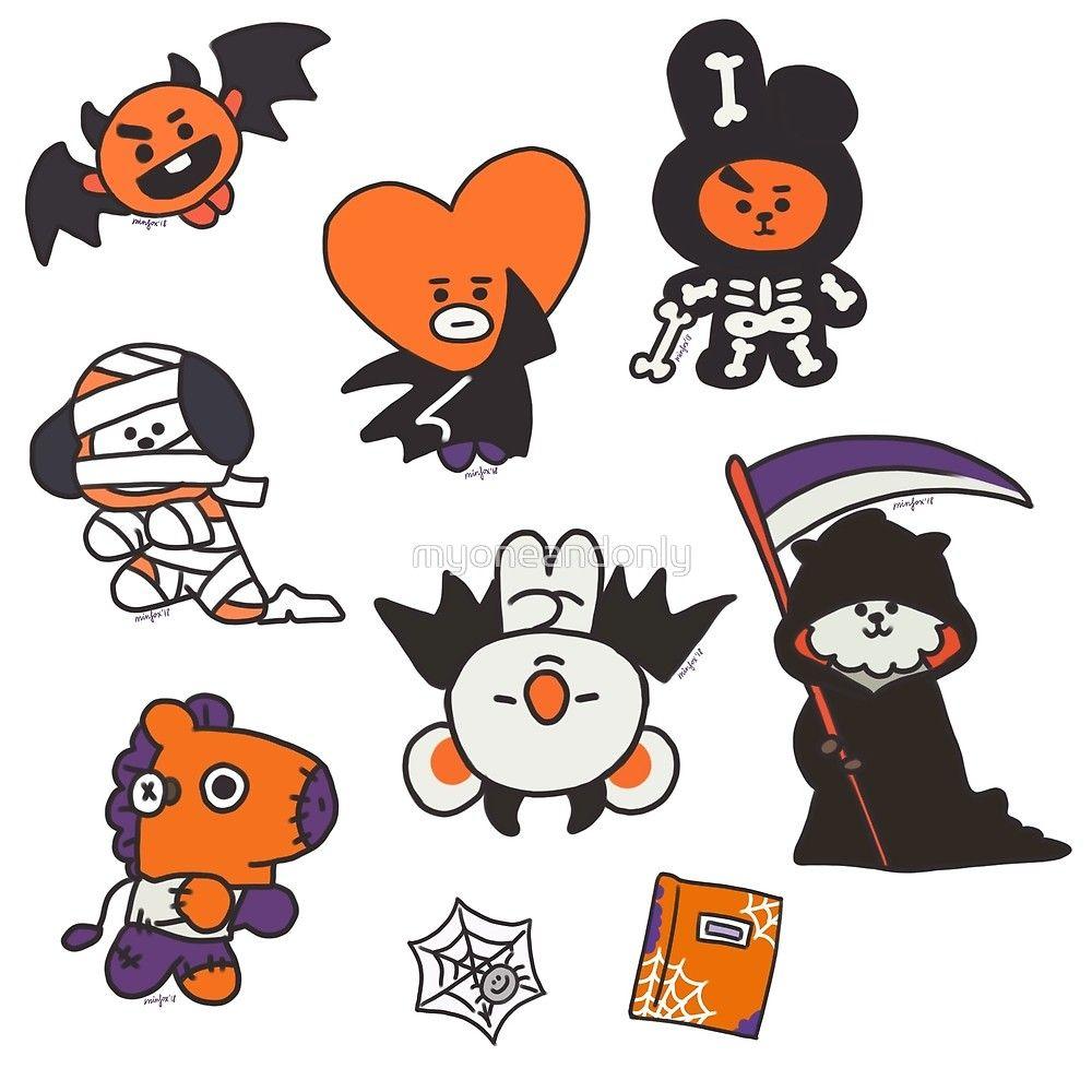 Android BT21 Halloween  Wallpapers Wallpaper Cave