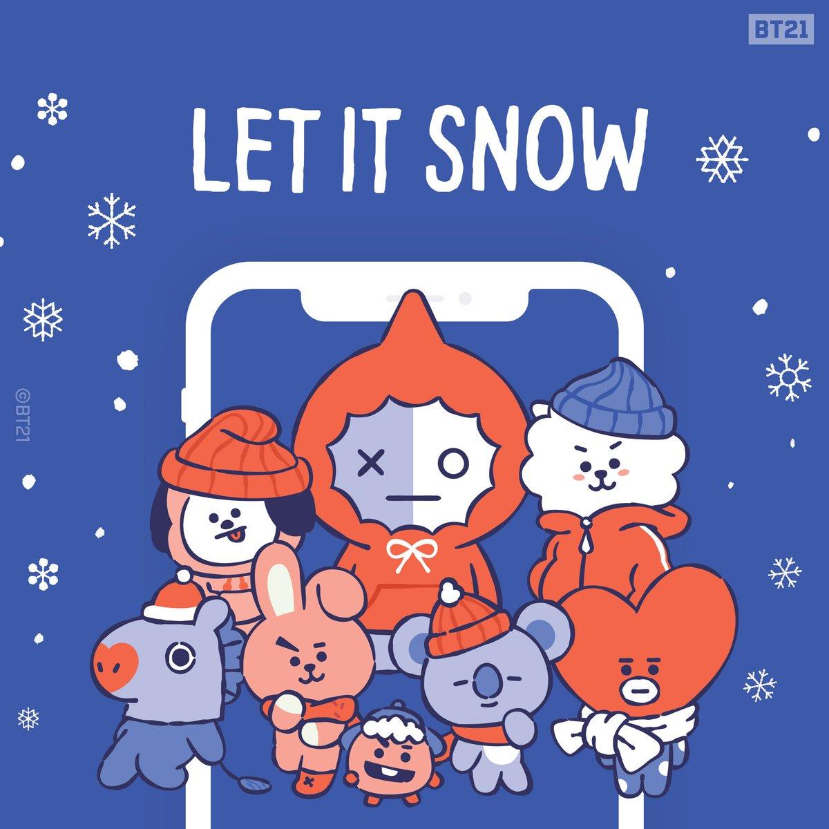 BT21 or cold, it doesn't matter wherever you are! BT21 will make your days special