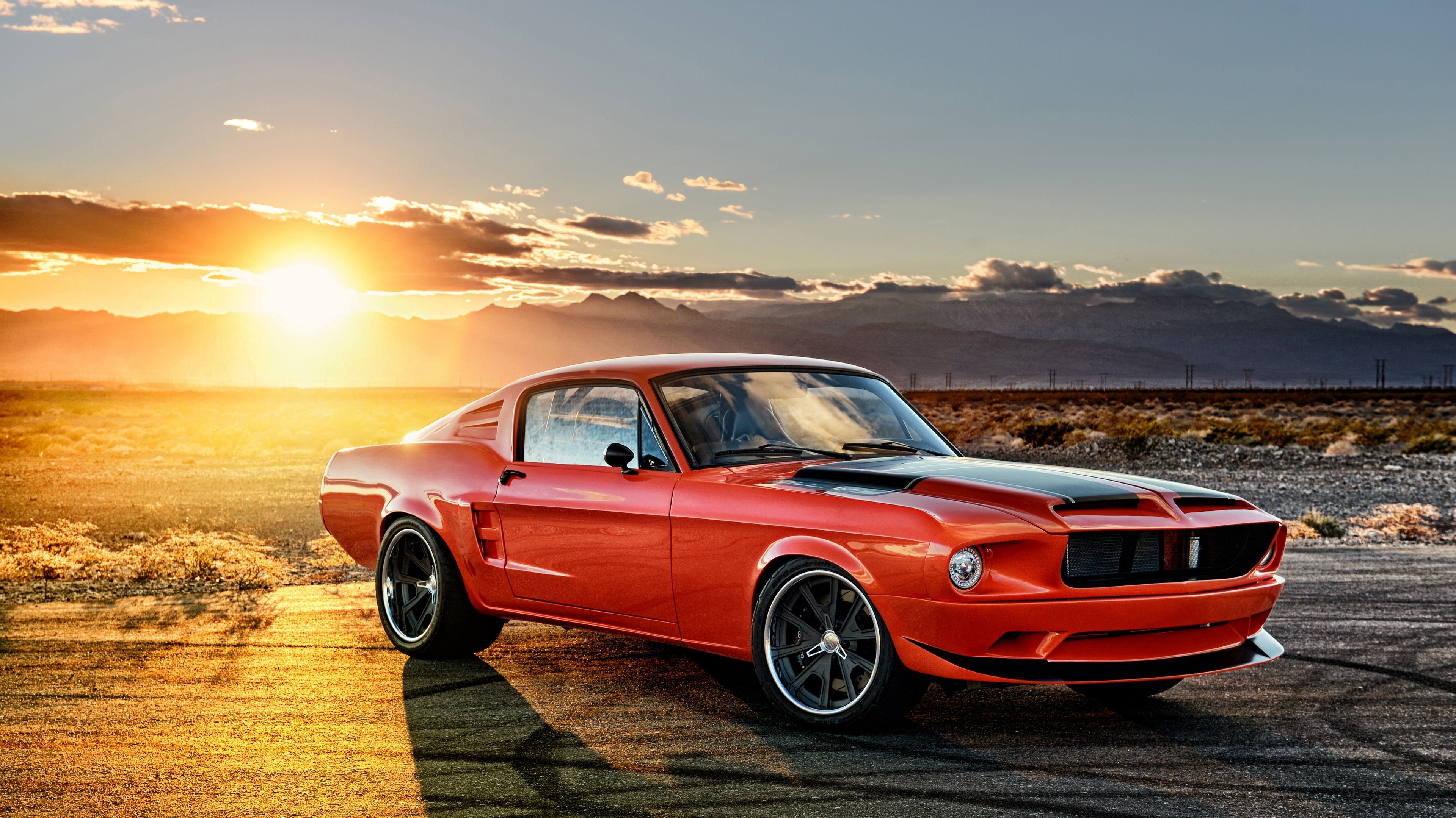 Old Ford Mustang Tuning HD Wallpaper - WallpaperFX