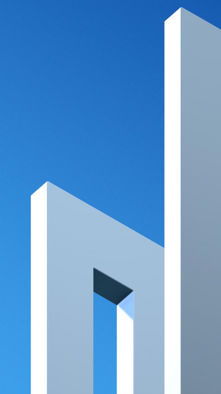 Minimal, Modern And Simple Architecture, Blue Sky