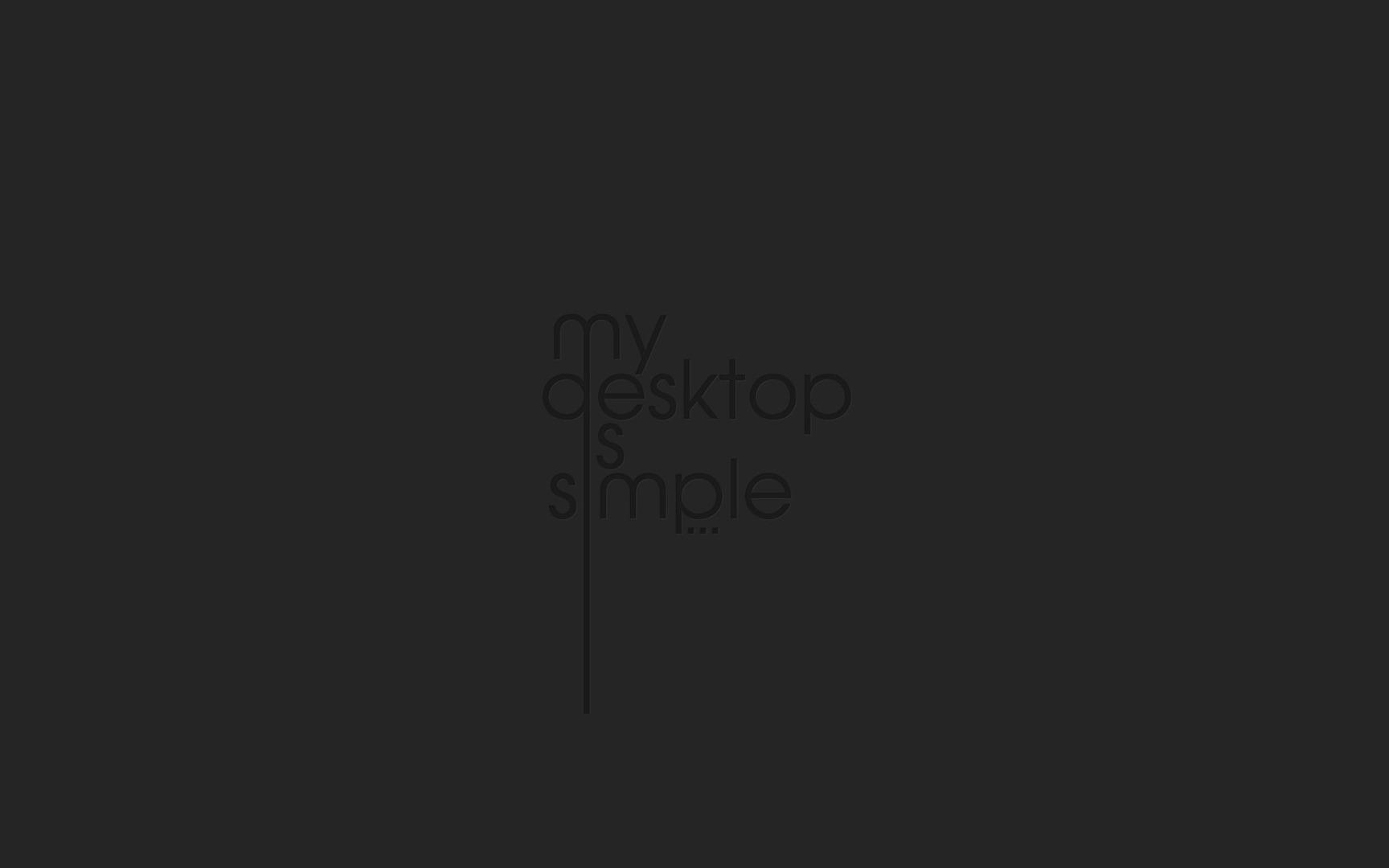 Simple Minimalist Desktop Background