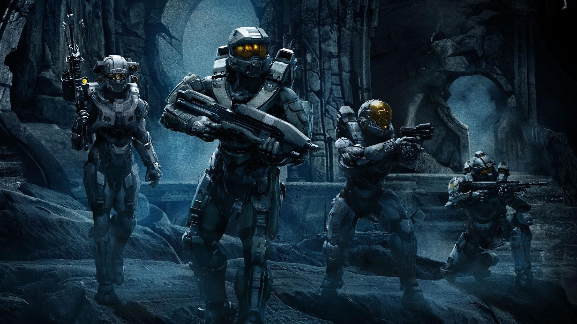 Download 1920x1080 HD Wallpaper halo 5 guardians ghost squad