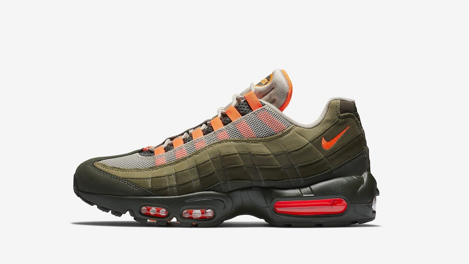 END. Features. Nike Air Max 95 OG 'Olive and Orange