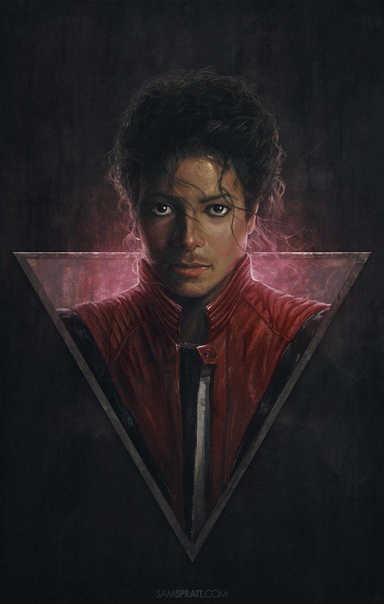Michael Jackson by Sam Spratt A painting I