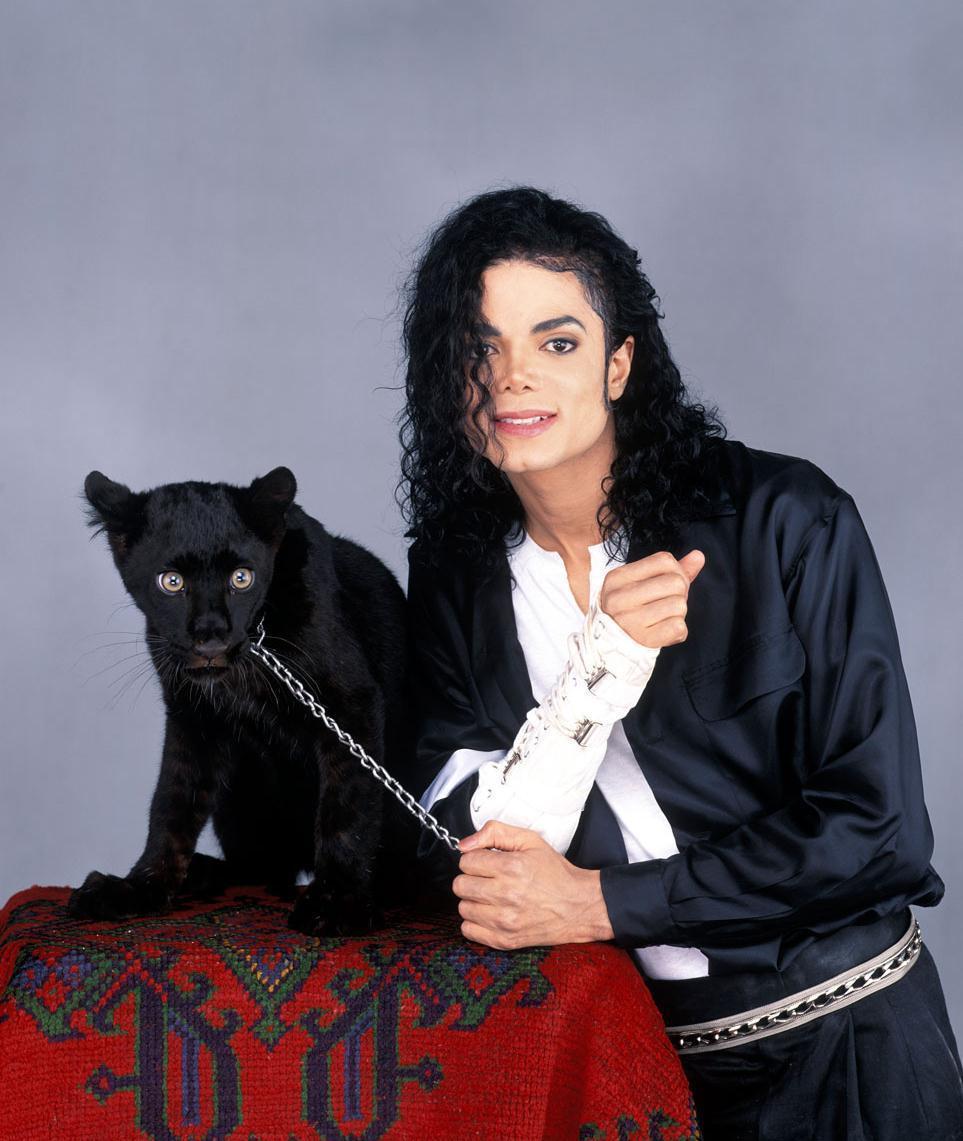 Michael Jackson With Panther