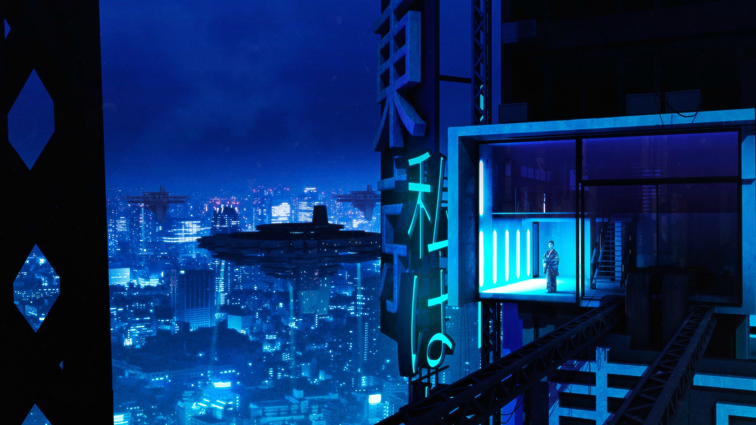 HD Cyberpunk Wallpaper