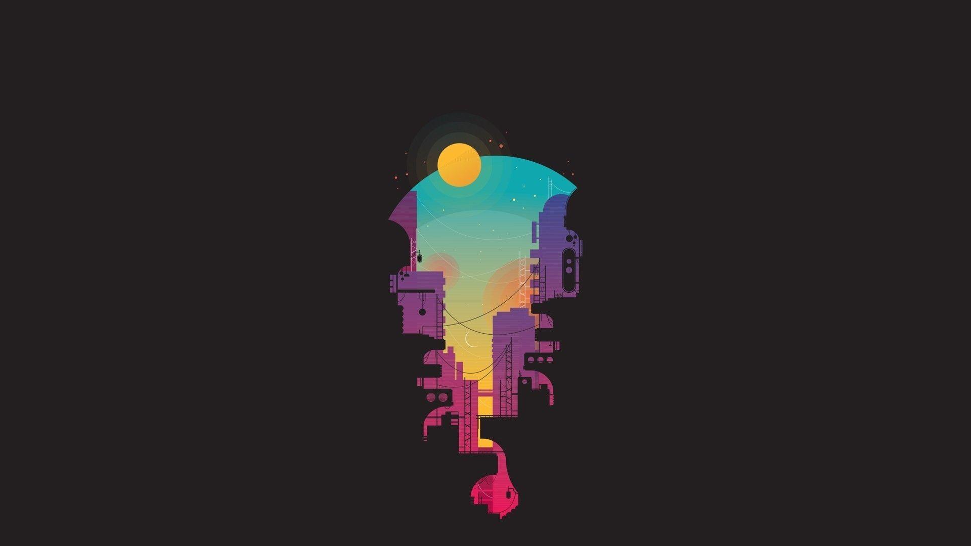 Cyberpunk 2077 Minimalist 4K Wallpaper #3.1545