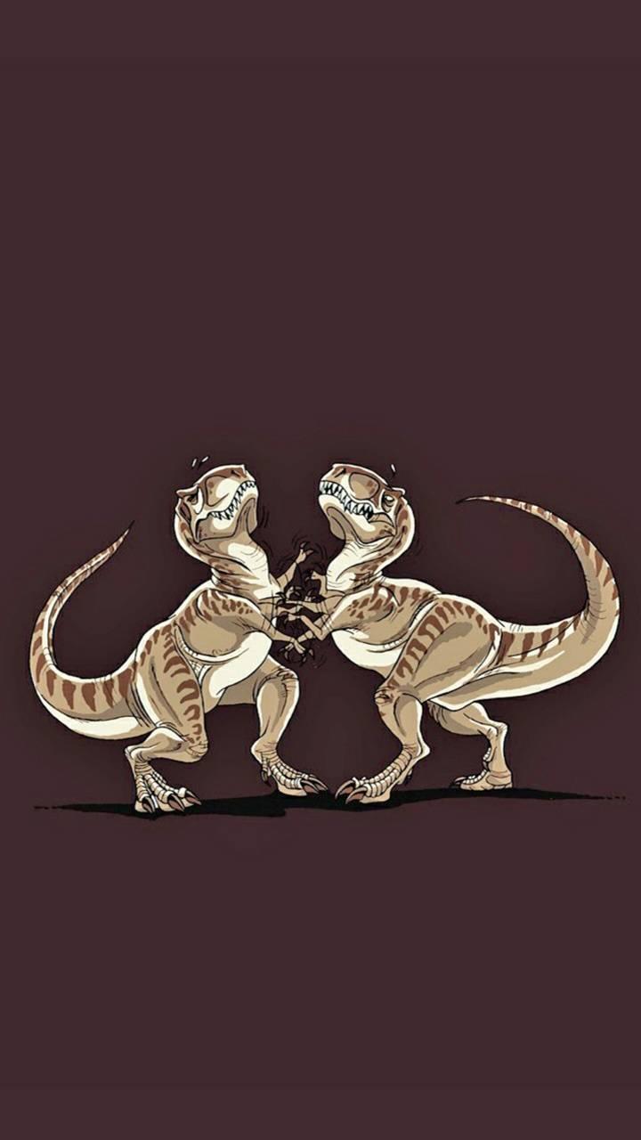 Velociraptor Fight Wallpaper