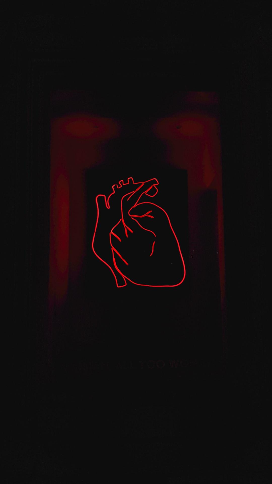 Neon Heart Picture. Download Free Image