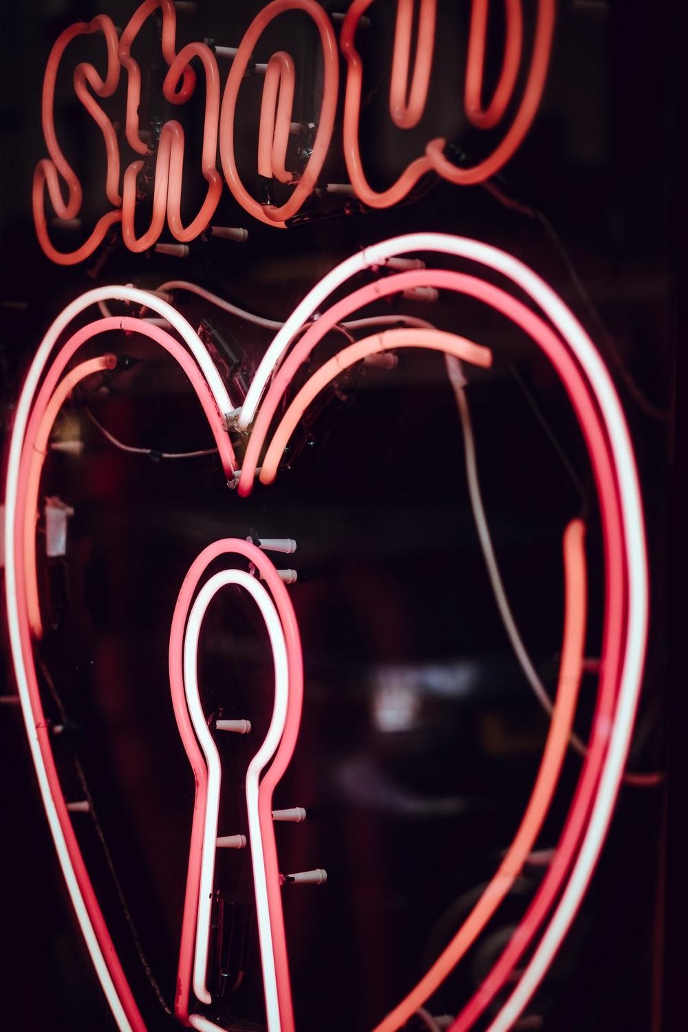 Neon Heart Picture. Download Free Image