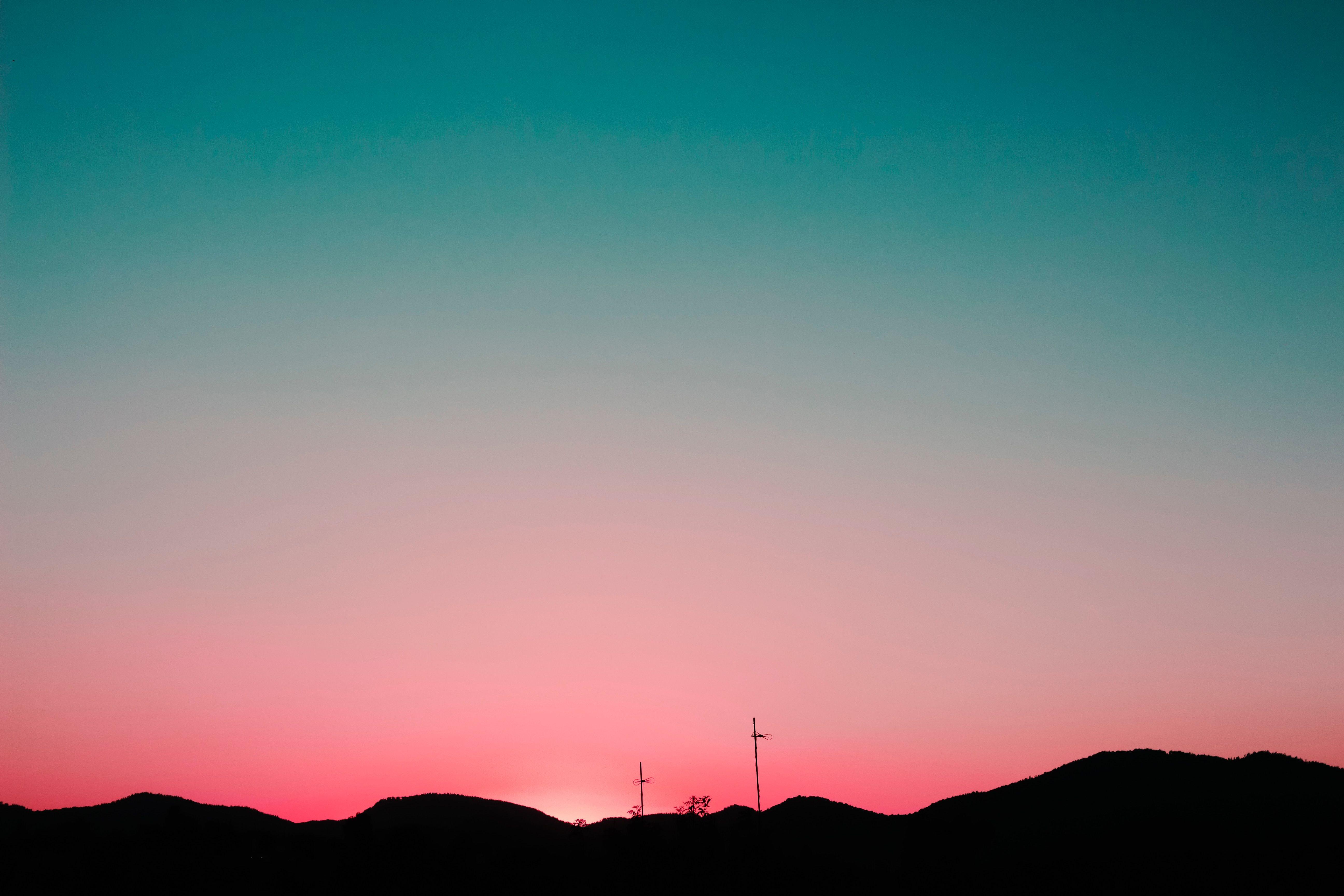 Aesthetic Sunset Desktop Wallpaper Free Aesthetic