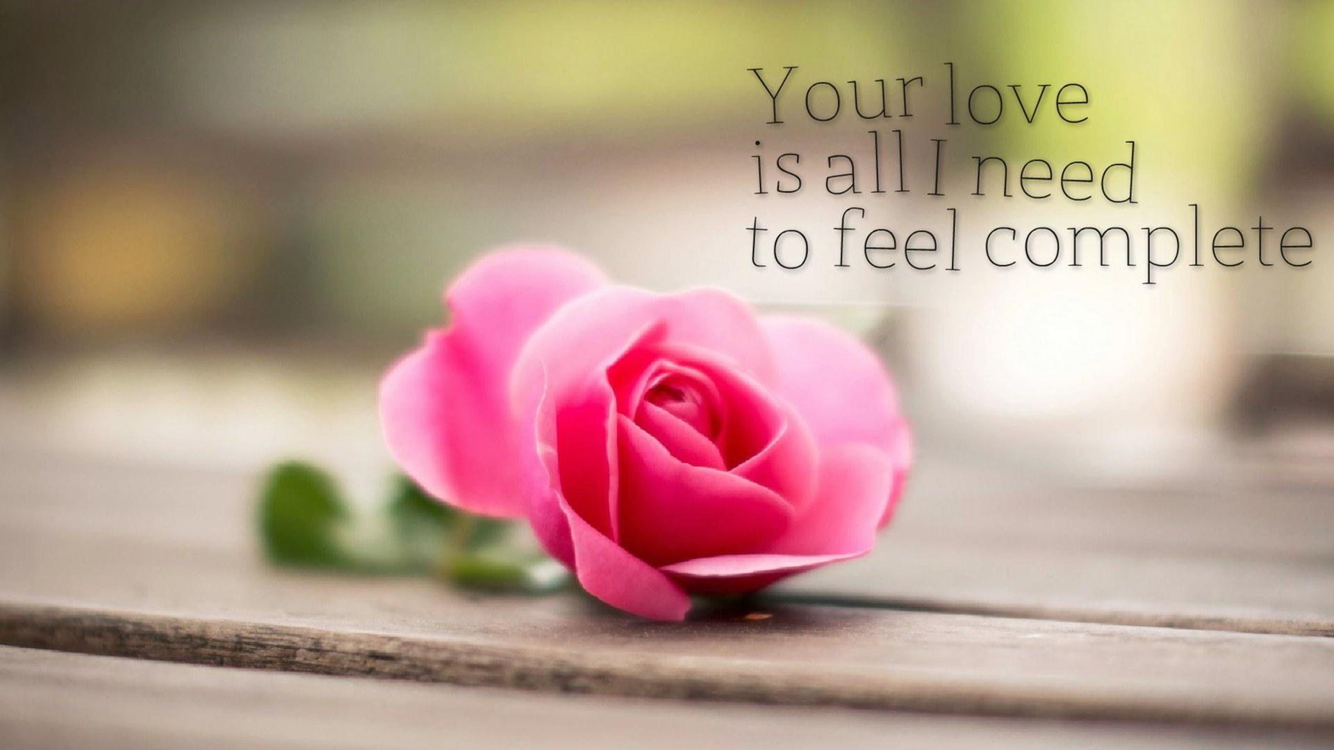 Love Feeling Quotes HD Wallpaper 05788